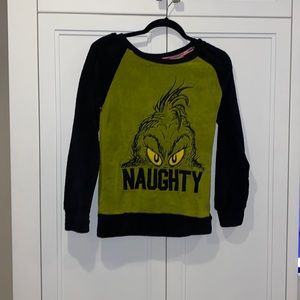 Target Brand Grinch Fuzzy Sweatshirt SIZE XS